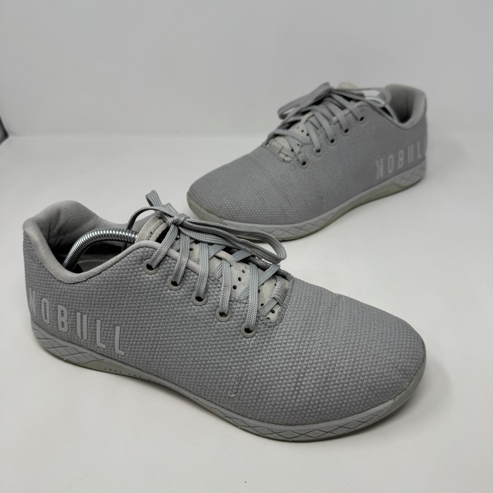 Nobull Superfabric Trainer Gym Shoes Gray Size Men's 11 Women's 12.5
